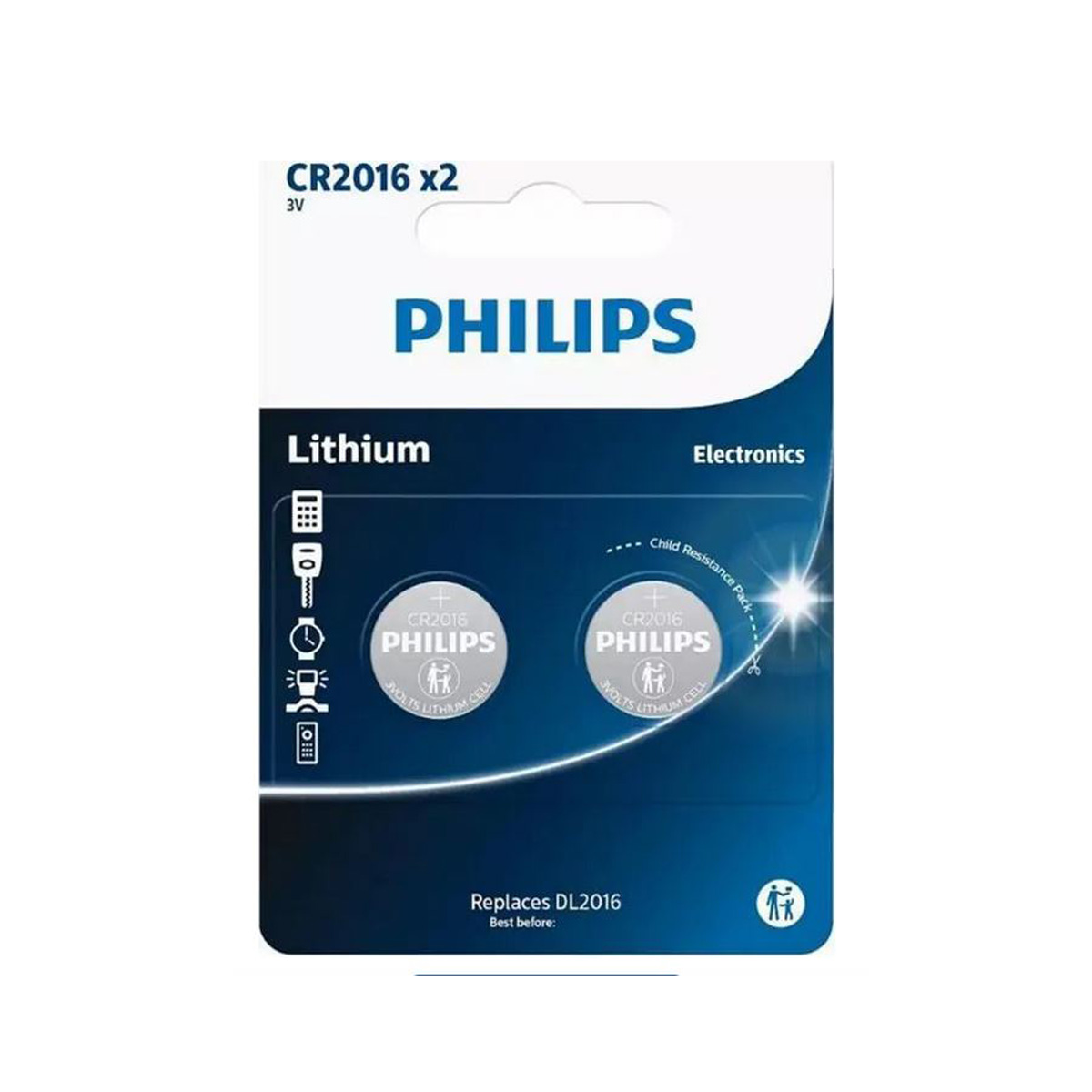 PHILIPS-CR2016/2 ΜΠΑΤΑΡΙΑ PHILIPS CR2016