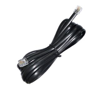 SM134-black-7m Τηλεφωνικό καλώδιο 7μ