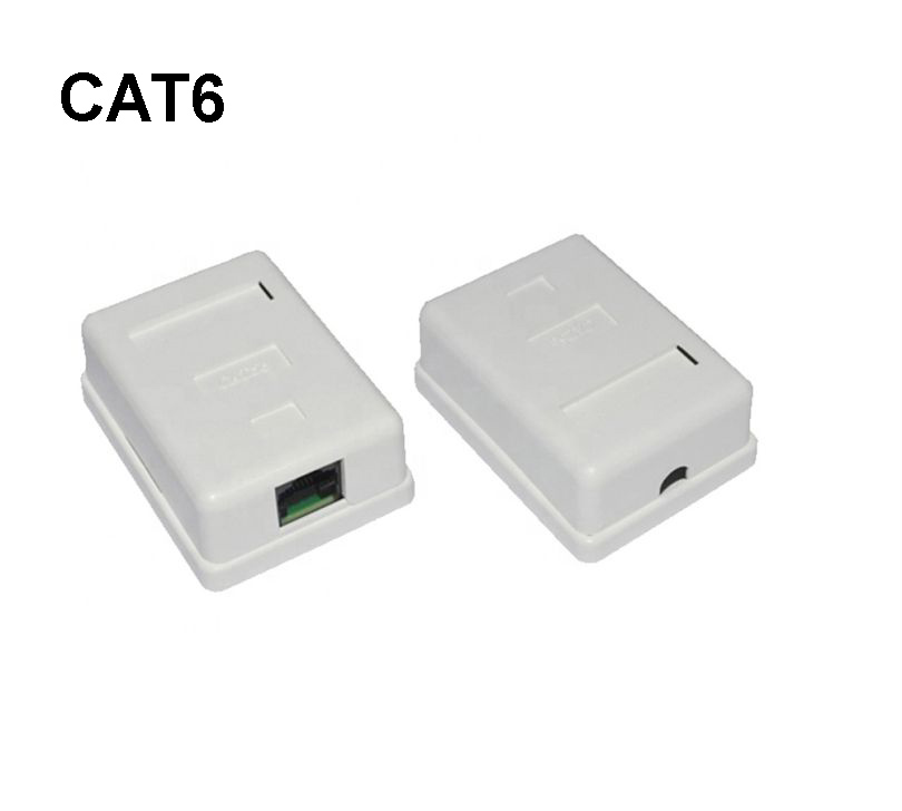 SM610 Μονή εξωτερική πρίζα 8P8C CAT6 ΤΥΠΟΥ KRONE