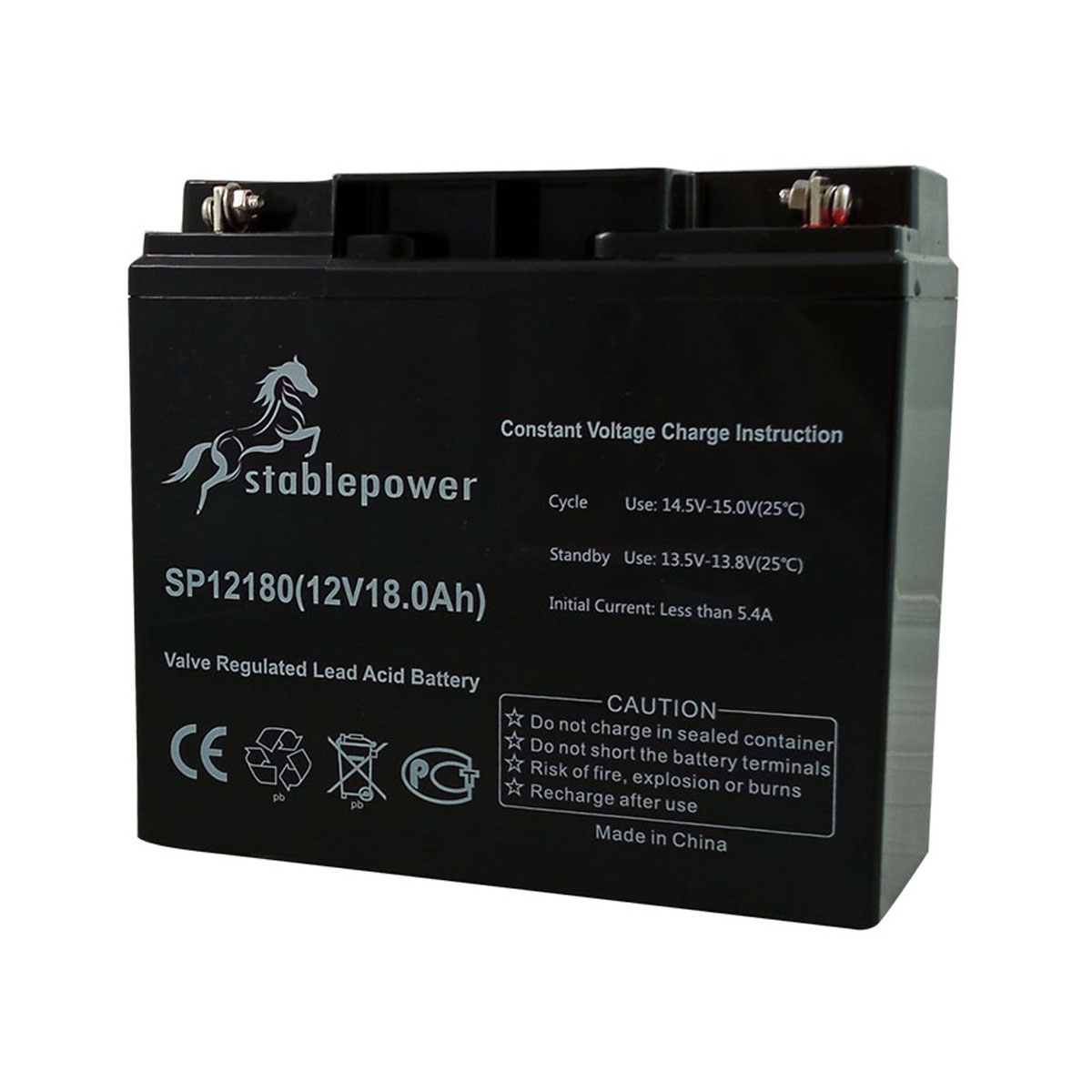 SP12180 Μπαταρία μολύβδου 12V 18Ah