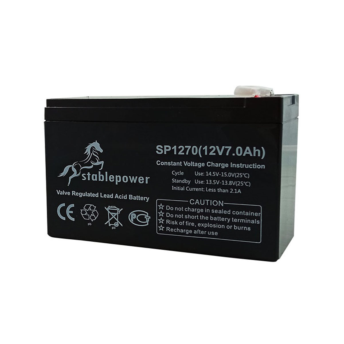 SP1270 Μπαταρία μολύβδου 12V 7Ah