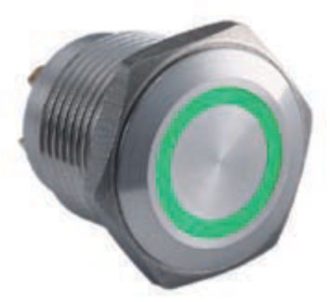 SW16F-M1-S-R-R-220V   ΜΠΟΥΤΟΝ Φ16mm 220V με ΚΟΚΚΙΝΟ ΦΩΤΙΣΜΟ