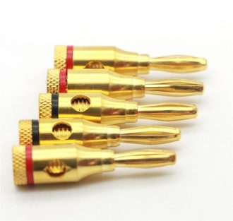 XS-P011/BLACK Μαύρη επίχρυση μπανάνα 4mm