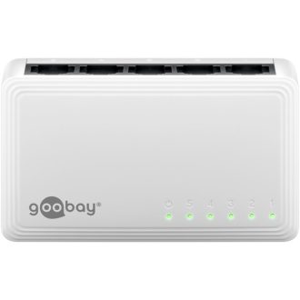 Goobay Gigabit Ethernet Switch 5 Θυρών 64563 Λευκό
