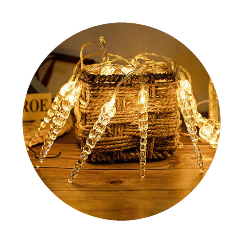 Modee Χριστουγεννιάτικα Φωτάκια LED (20LED/2.85m/15cm) Θερμό Λευκό - Image 2