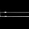 RL50-GH744D/I12 Flash led 5mm πράσινο χρώμα υψηλής φωτεινότητας