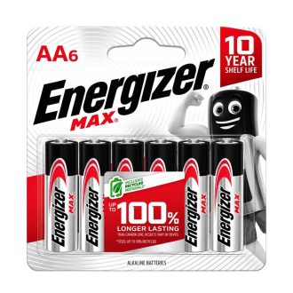 Energizer Max Αλκαλικές Μπαταρίες AA E91 LR6/6BP