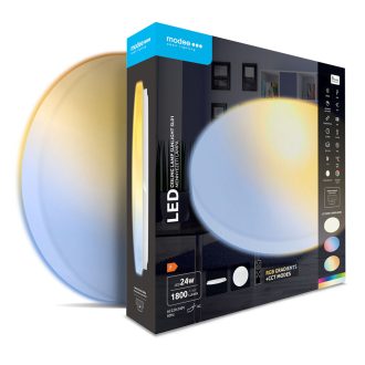 Modee Φωτιστικό Οροφής LED Sunlight SL01 24W 4000K+RGBIC D380x70mm (1800 lumens) ERP