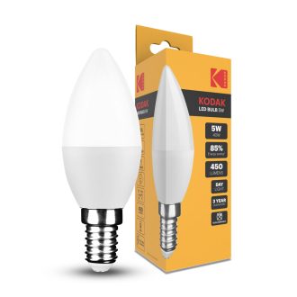 KODAK Λαμπτήρας LED Max τύπου κερί C37 5W E14 270° 6000K (450 lumen)