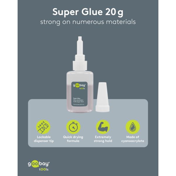 Goobay Tools Super Glue 20g (77012) - Image 3