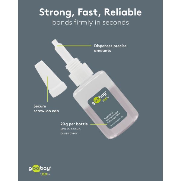 Goobay Tools Super Glue 20g (77012) - Image 4