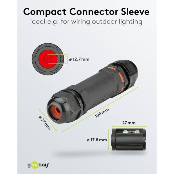 Goobay Σύνδεσμος καλωδίου10 cm IP68 (81292) - Image 4